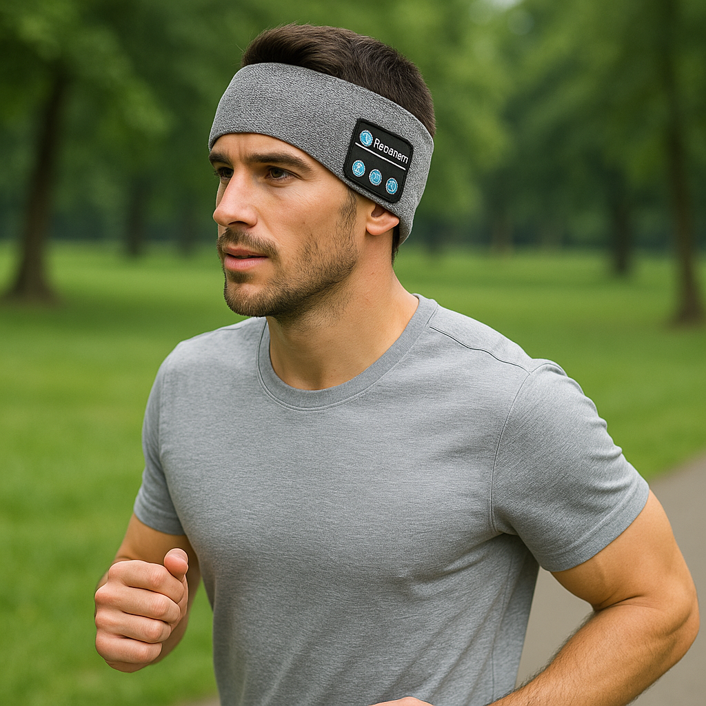 CozyBeats Wireless Bluetooth Headband – Outdoor Fitness, Yoga & Winter Ear-Warmer Headphones