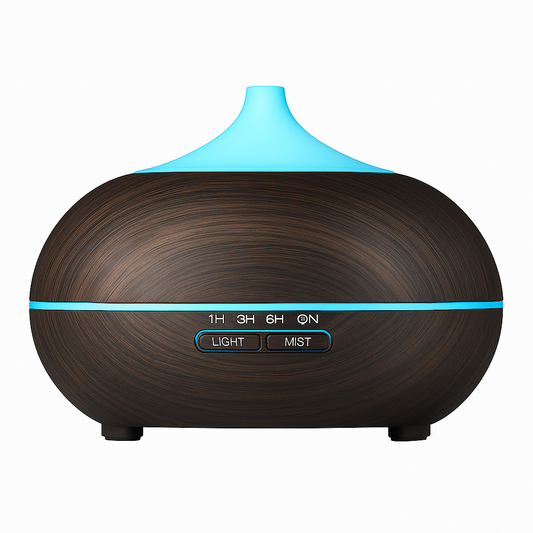 Mistyrious Natural Oak Essential Oil Humidifier – Ultrasonic Aromatherapy & Easy Operation