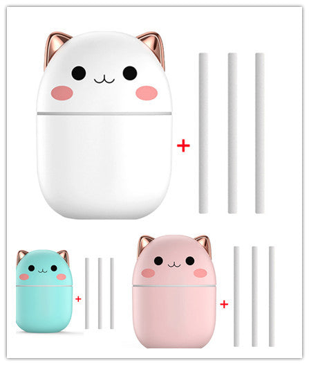 KittyMist Ultra-Silent Air Humidifier – Cute Desktop & Bedroom Diffuser
