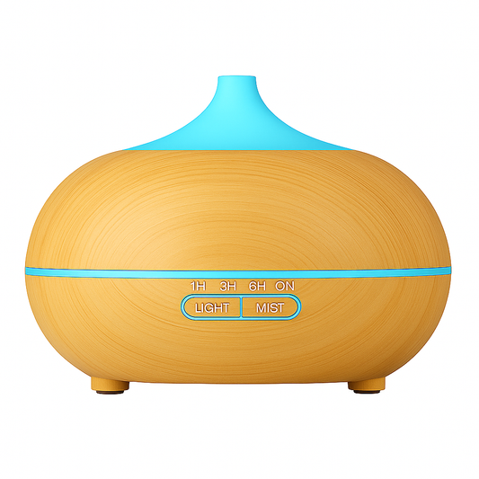 Mistyrious Natural Oak Essential Oil Humidifier – Ultrasonic Aromatherapy & Easy Operation