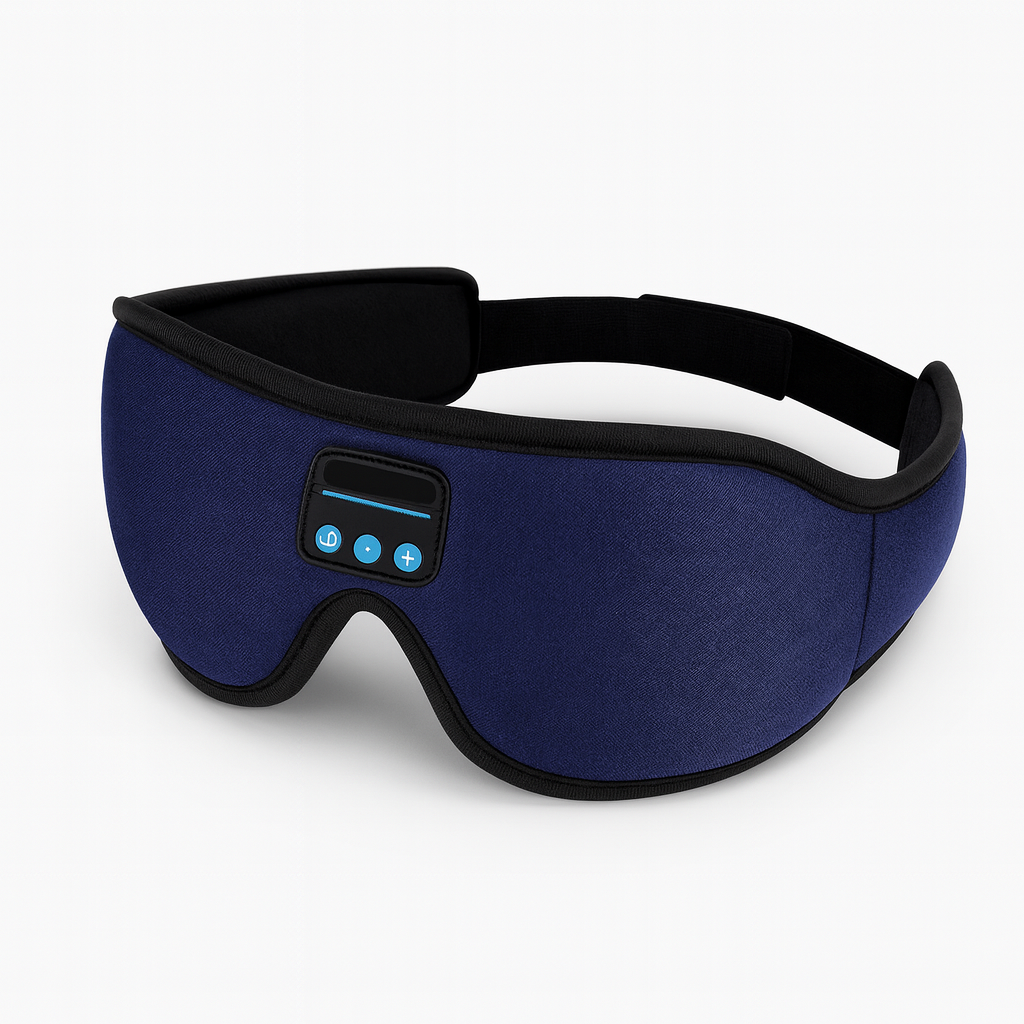Wireless Music Blackout Sleep Mask with Bluetooth & Call Control