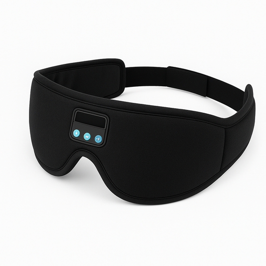 Wireless Music Blackout Sleep Mask with Bluetooth & Call Control
