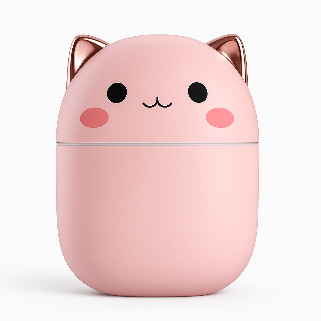 KittyMist Ultra-Silent Air Humidifier – Cute Desktop & Bedroom Diffuser